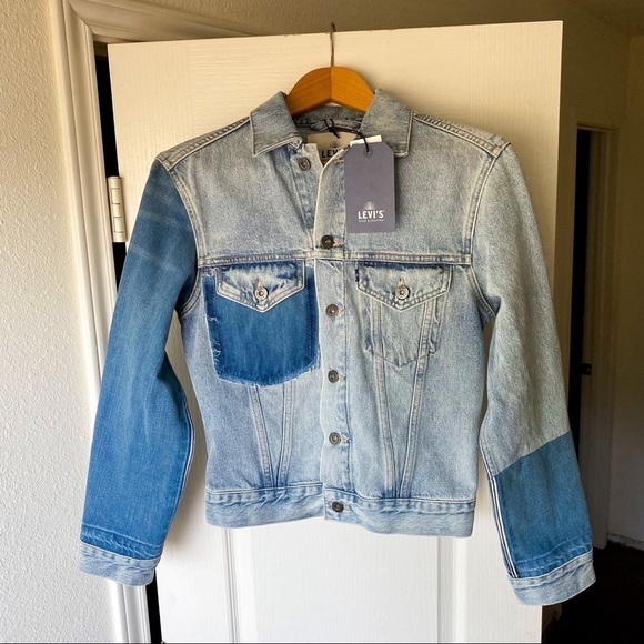 Levi’s BF Patched Trucker Jacket XS - Picture 2 of 9